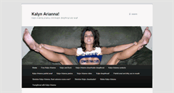 Desktop Screenshot of kalynarianna.com